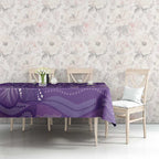 Australia Lupus Awareness Indigenous Tablecloth Purple Ribbon Aboriginal Butterflies