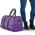 Australia Lupus Awareness Indigenous Travel Bag Purple Ribbon Aboriginal Butterflies