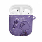 Lupus Cannot Stop Me Australia Floral AirPods Case Purple Ribbon