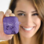 Lupus Cannot Stop Me Australia Floral AirPods Case Purple Ribbon