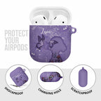 Lupus Cannot Stop Me Australia Floral AirPods Case Purple Ribbon