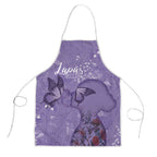 Lupus Cannot Stop Me Australia Floral Apron Purple Ribbon