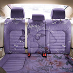 Lupus Cannot Stop Me Australia Floral Back Car Seat Cover Purple Ribbon