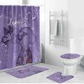 Lupus Cannot Stop Me Australia Floral Bathroom Set Purple Ribbon