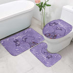 Lupus Cannot Stop Me Australia Floral Bathroom Set Purple Ribbon