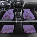 Lupus Cannot Stop Me Australia Floral Car Mats Purple Ribbon
