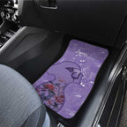 Lupus Cannot Stop Me Australia Floral Car Mats Purple Ribbon