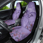 Lupus Cannot Stop Me Australia Floral Car Seat Cover Purple Ribbon