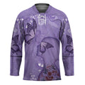 Lupus Cannot Stop Me Australia Floral Hockey Jersey Purple Ribbon