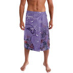 Lupus Cannot Stop Me Australia Floral Lavalava Purple Ribbon