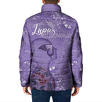 Lupus Cannot Stop Me Australia Floral Padded Jacket Purple Ribbon