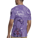 Lupus Cannot Stop Me Australia Floral Rugby Jersey Purple Ribbon