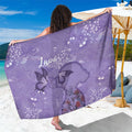 Lupus Cannot Stop Me Australia Floral Sarong Purple Ribbon