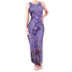 Lupus Cannot Stop Me Australia Floral Tank Maxi Dress Purple Ribbon