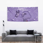 Lupus Cannot Stop Me Australia Floral Tapestry Purple Ribbon