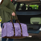 Lupus Cannot Stop Me Australia Floral Travel Bag Purple Ribbon