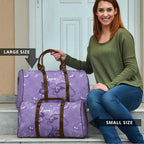 Lupus Cannot Stop Me Australia Floral Travel Bag Purple Ribbon