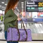 Lupus Cannot Stop Me Australia Floral Travel Bag Purple Ribbon