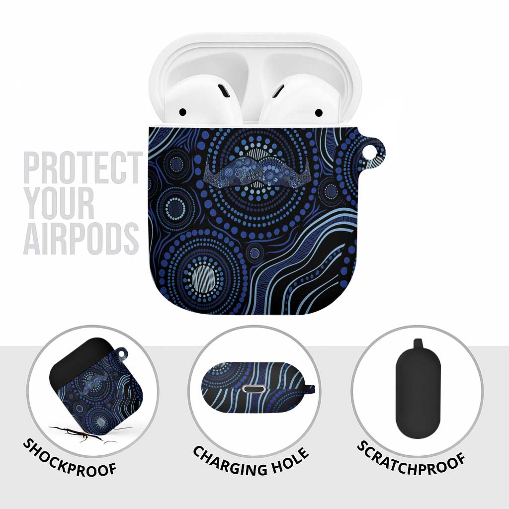 Australia Indigenous AirPods Case Aboriginal Mustache - Aussie Hoodie