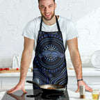 Australia Indigenous Apron Aboriginal Mustache - Aussie Hoodie