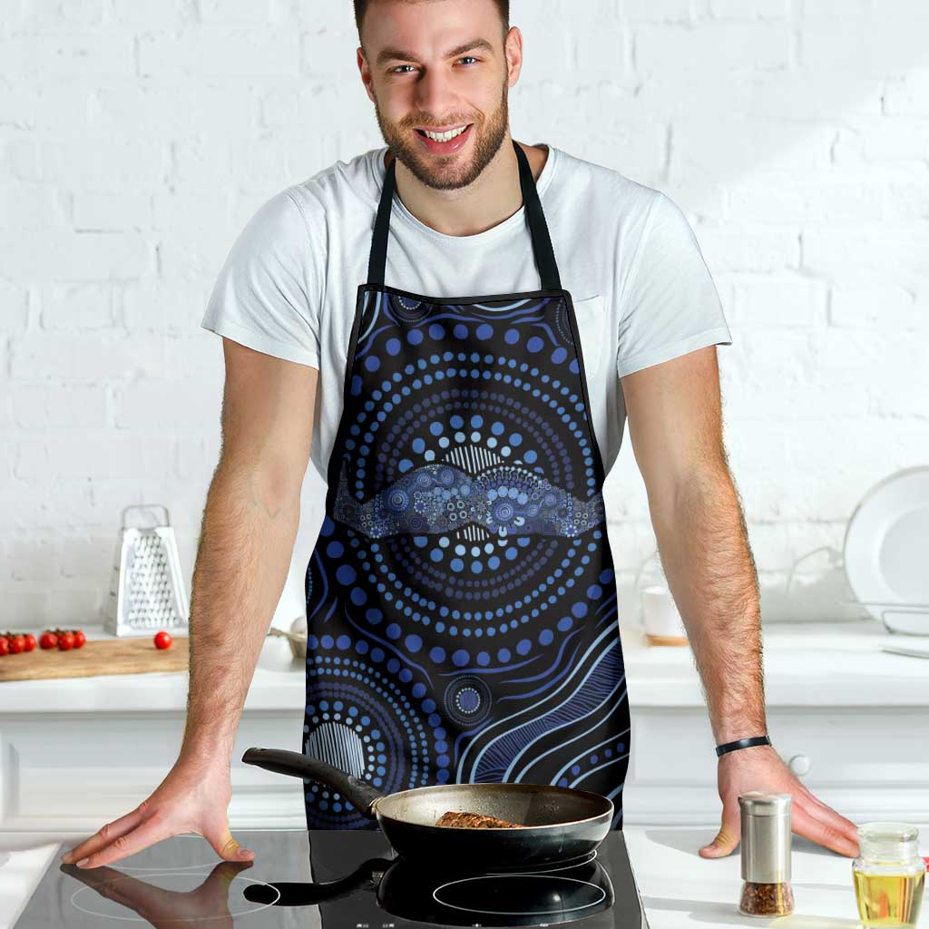 Australia Indigenous Apron Aboriginal Mustache - Aussie Hoodie