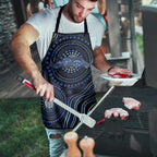 Australia Indigenous Apron Aboriginal Mustache - Aussie Hoodie