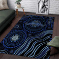 Australia Indigenous Area Rug Aboriginal Mustache - Aussie Hoodie
