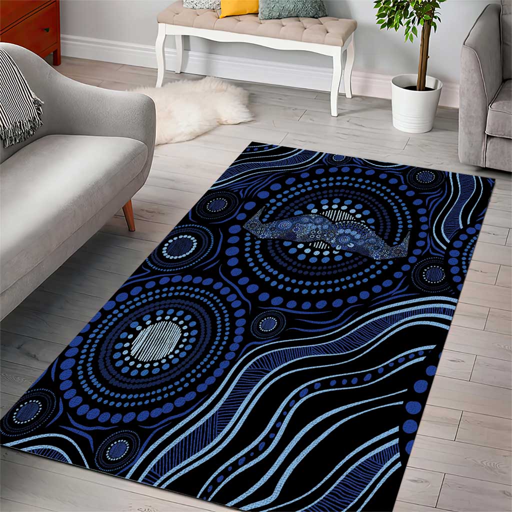Australia Indigenous Area Rug Aboriginal Mustache - Aussie Hoodie
