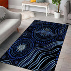 Australia Indigenous Area Rug Aboriginal Mustache - Aussie Hoodie