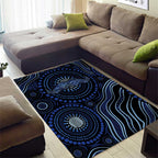Australia Indigenous Area Rug Aboriginal Mustache - Aussie Hoodie