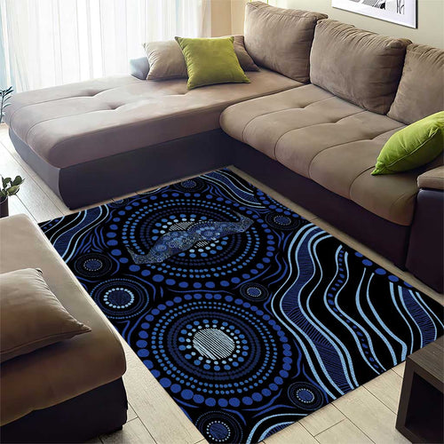 Australia Indigenous Area Rug Aboriginal Mustache - Aussie Hoodie