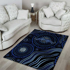 Australia Indigenous Area Rug Aboriginal Mustache - Aussie Hoodie