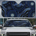 Australia Indigenous Auto Sun Shade Aboriginal Mustache - Aussie Hoodie
