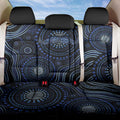 Australia Indigenous Back Car Seat Cover Aboriginal Mustache - Aussie Hoodie