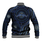 Australia Indigenous Baseball Jacket Aboriginal Mustache - Aussie Hoodie