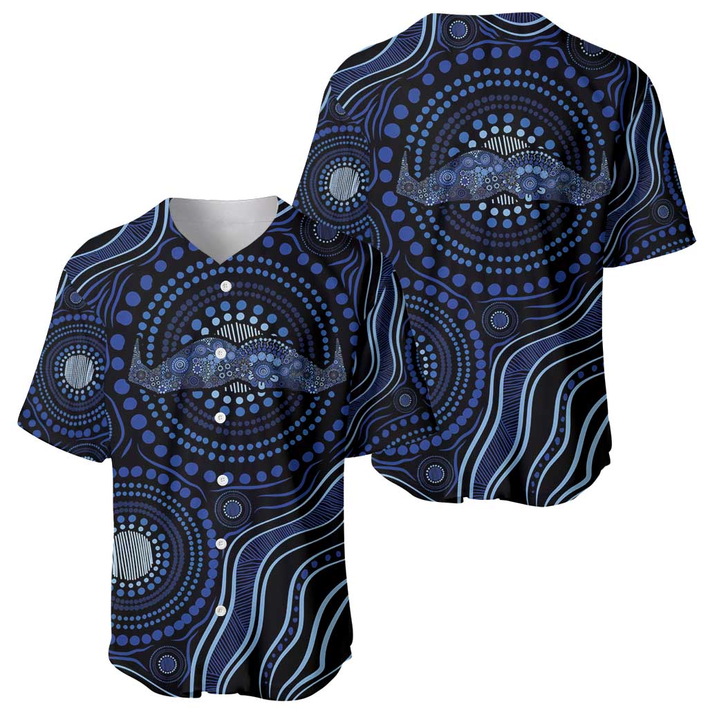 Australia Indigenous Baseball Jersey Aboriginal Mustache - Aussie Hoodie