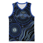 Australia Indigenous Basketball Jersey Aboriginal Mustache - Aussie Hoodie