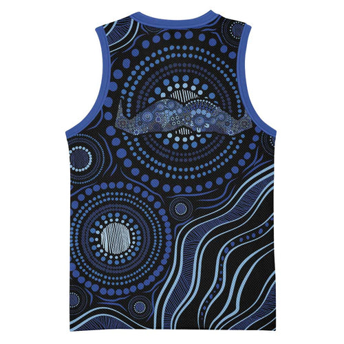 Australia Indigenous Basketball Jersey Aboriginal Mustache - Aussie Hoodie