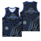 Australia Indigenous Basketball Jersey Aboriginal Mustache - Aussie Hoodie