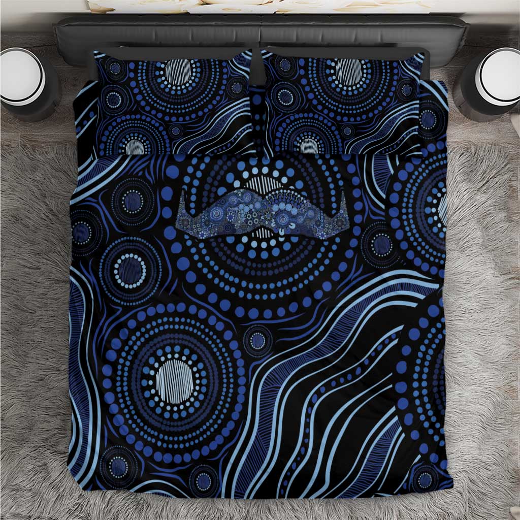 Australia Indigenous Bedding Set Aboriginal Mustache - Aussie Hoodie