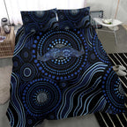 Australia Indigenous Bedding Set Aboriginal Mustache - Aussie Hoodie