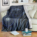 Australia Indigenous Blanket Aboriginal Mustache - Aussie Hoodie