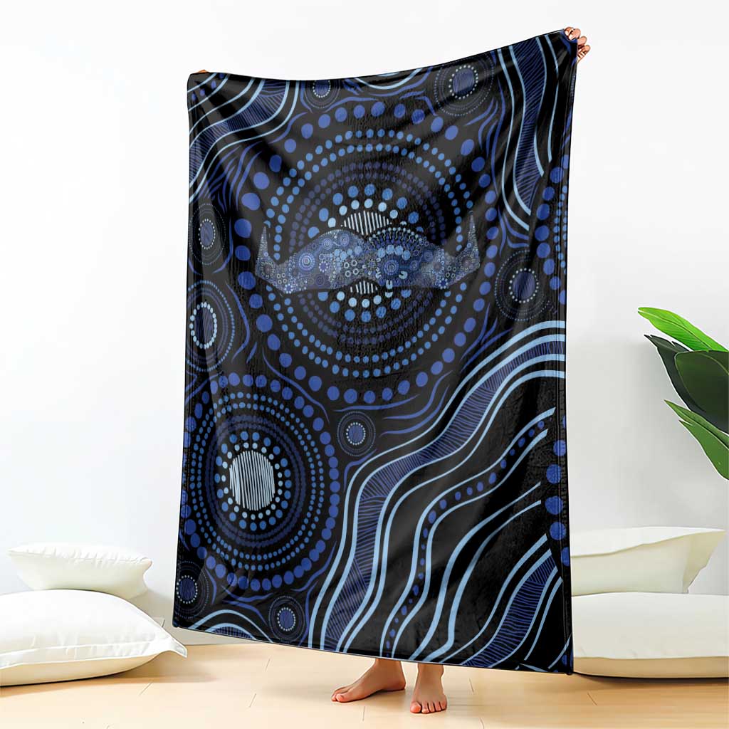 Australia Indigenous Blanket Aboriginal Mustache - Aussie Hoodie