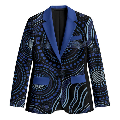 Australia Indigenous Blazer Aboriginal Mustache - Aussie Hoodie
