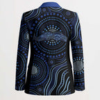 Australia Indigenous Blazer Aboriginal Mustache - Aussie Hoodie
