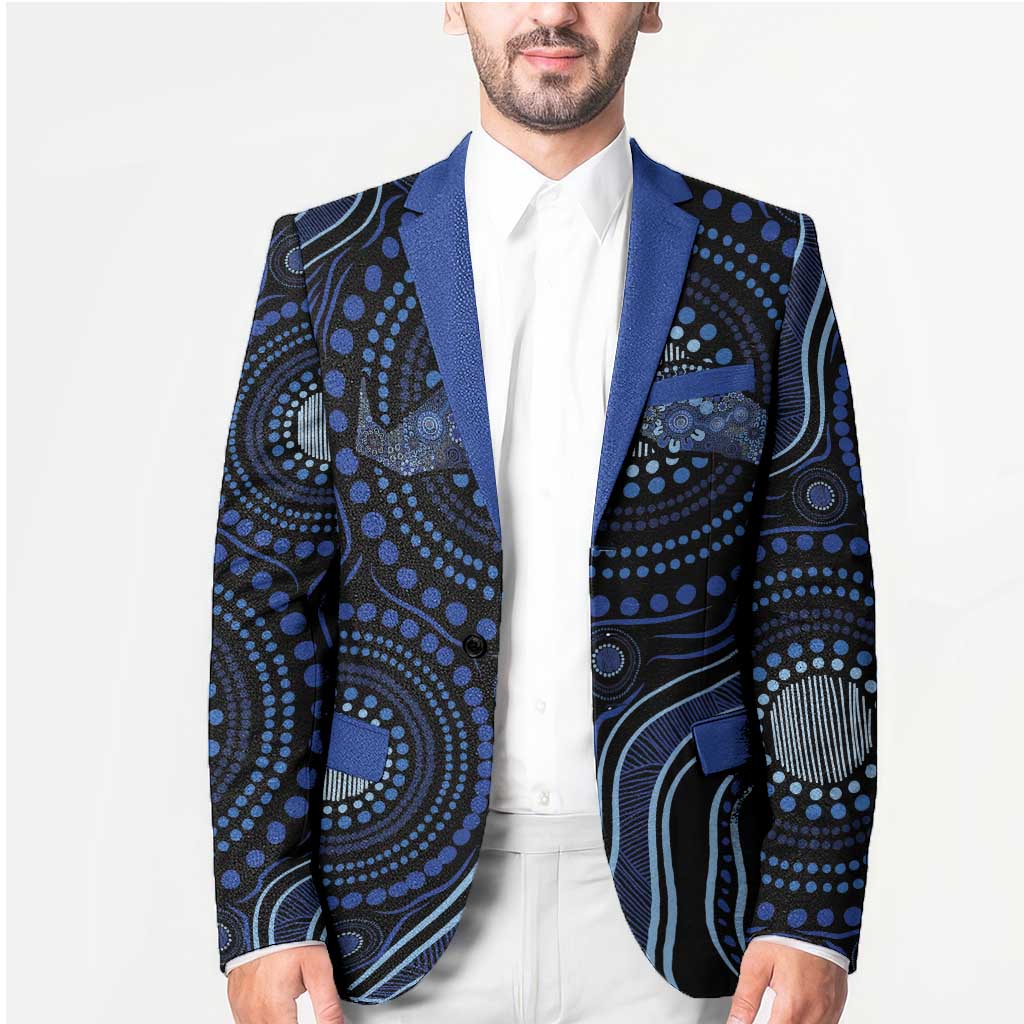 Australia Indigenous Blazer Aboriginal Mustache - Aussie Hoodie