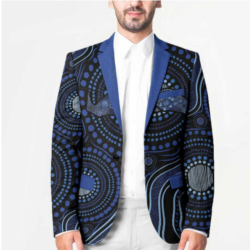 Australia Indigenous Blazer Aboriginal Mustache - Aussie Hoodie