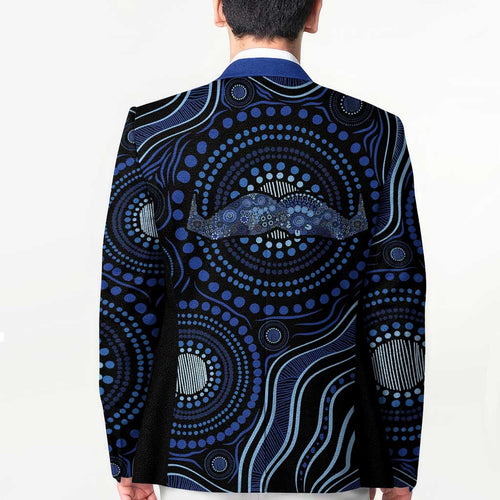 Australia Indigenous Blazer Aboriginal Mustache - Aussie Hoodie