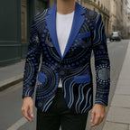 Australia Indigenous Blazer Aboriginal Mustache - Aussie Hoodie