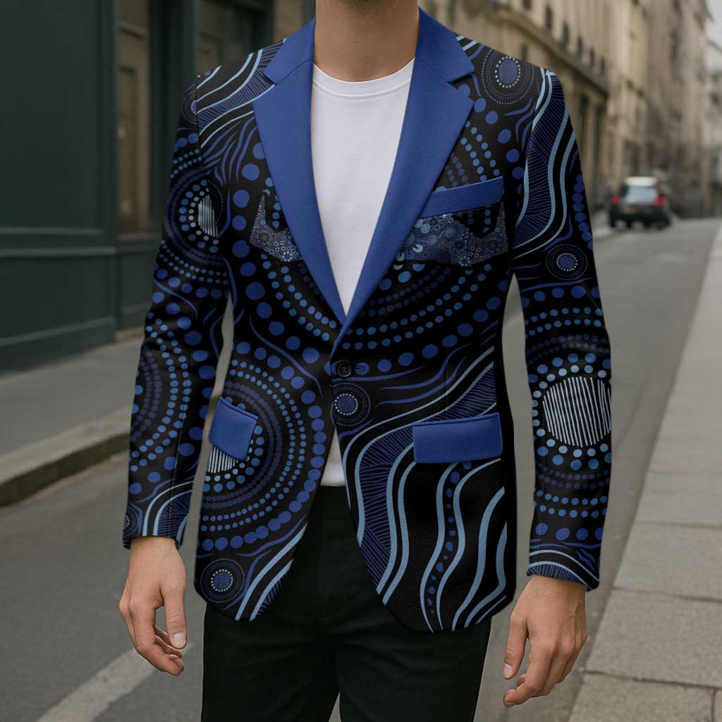 Australia Indigenous Blazer Aboriginal Mustache - Aussie Hoodie